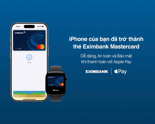 Thanh toán Apple Pay cùng Eximbank Mastercard: dễ dàng, an toàn và bảo mật ảnh 1