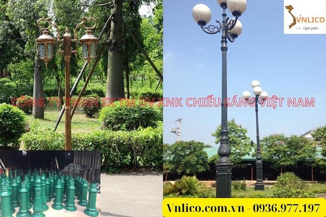 Những mẫu cột trụ đèn sân vườn chiếu sáng và trang trí không gian ngoại thất hoàn hảo ảnh 1