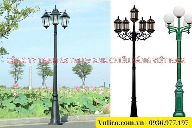 Những mẫu cột trụ đèn sân vườn chiếu sáng và trang trí không gian ngoại thất hoàn hảo ảnh 4