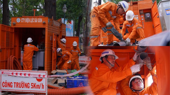 EVNHCMC hoàn thành xuất sắc nhiệm vụ đảm bảo điện cho đại lễ 30/4 ảnh 2