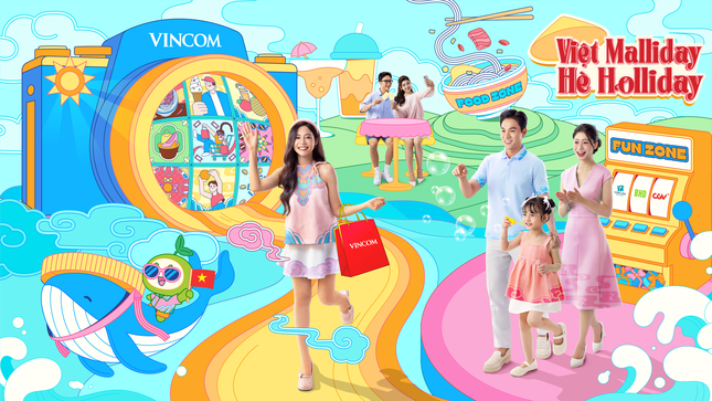Vincom tổ chức chuỗi sự kiện &apos;Việt Malliday – Hè Holiday&apos;: Trải nghiệm hè rực rỡ gắn kết tinh thần Việt ảnh 1