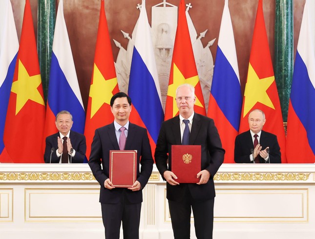 Tổng thống Putin và Tổng Bí thư Tô Lâm chứng kiến hợp tác giữa VNVC và Quỹ Đầu tư Trực tiếp Nga về vaccine công nghệ mới ảnh 1