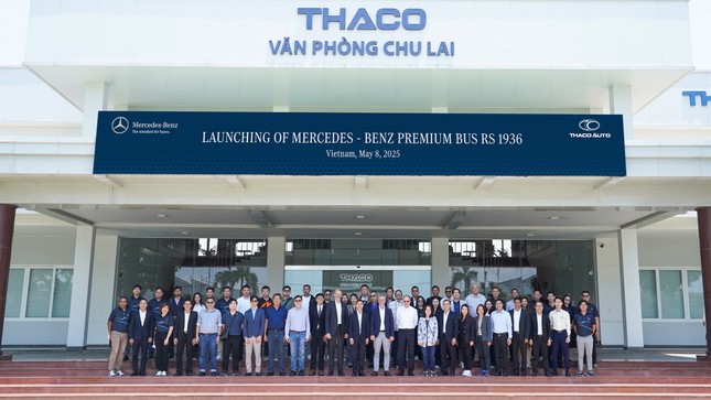 Thaco Auto xuất khẩu xe bus cao cấp Mercedes-Benz sang Thái Lan ảnh 7