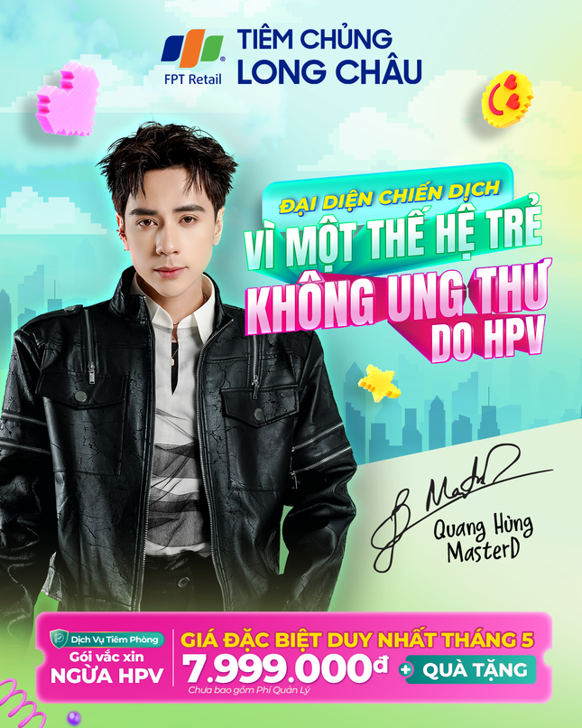 Quang Hùng MasterD là cái tên được Tiêm chủng Long Châu 'chọn mặt gửi vàng' trong chiến dịch mới ảnh 1