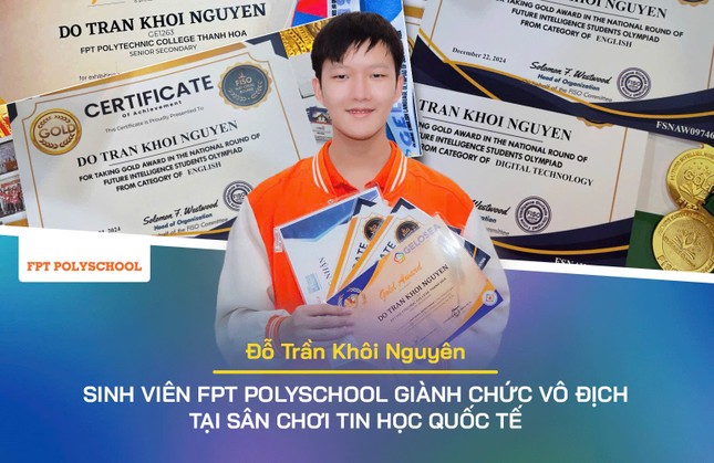 Từ giảng đường đến đấu trường quốc tế - FPT PolySchool nâng bước tài năng trẻ ảnh 2
