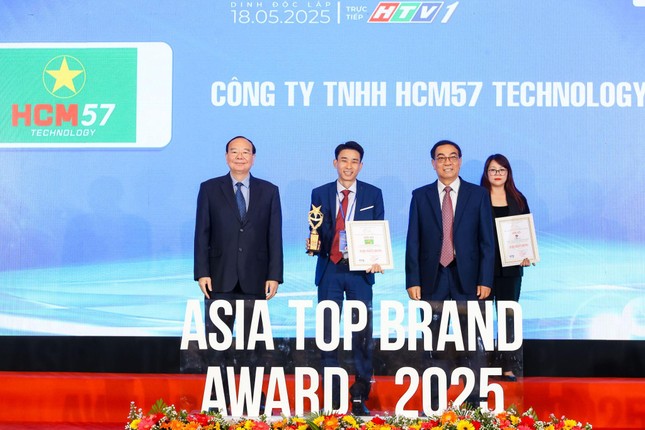 HCM57 Technology lọt top 10 thương hiệu tín nhiệm châu Á 2025 ảnh 1