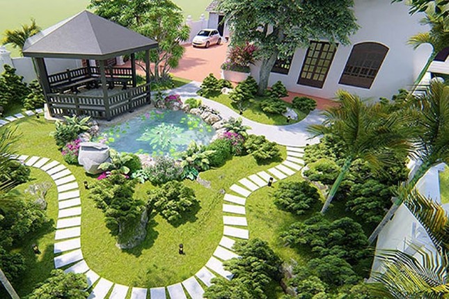Những mẫu thiết kế sân vườn phong cách đẹp, báo giá thi công trọn gói chi tiết ảnh 5