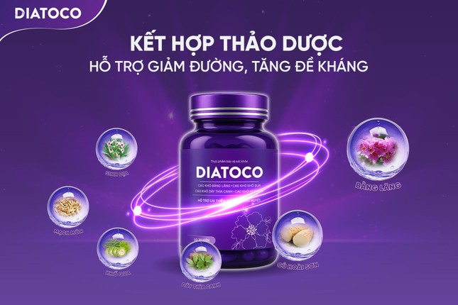 Hỗ trợ ổn định đường huyết an toàn cùng thực phẩm bảo vệ sức khỏe Diatoco ảnh 2