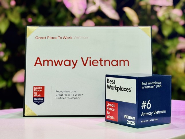 Amway đứng top 6 nơi làm việc xuất sắc hàng đầu Việt Nam 2025 ảnh 1