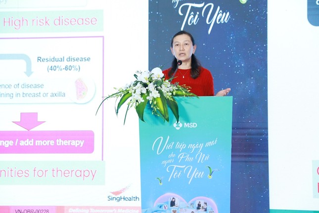 Bác sĩ nội khoa và ngoại khoa chung tay viết tiếp ngày mai cho bệnh nhân ung thư vú tam âm ảnh 2