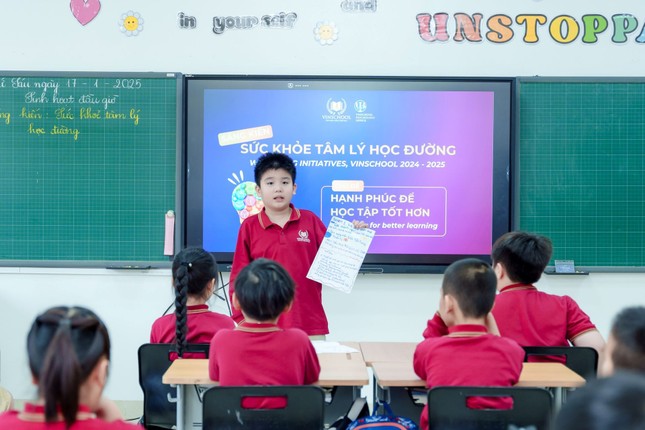 5.500 sáng kiến vì sức khỏe tâm lý: Khi học sinh Vinschool làm chủ hành trình hạnh phúc học đường ảnh 5