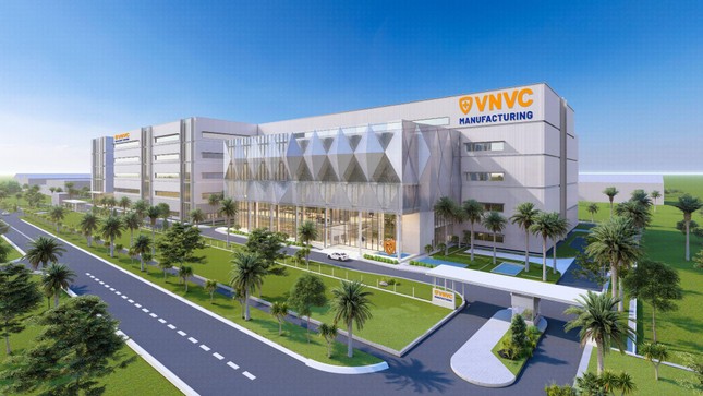 Tổng thống Pháp và Phó Chủ tịch nước bấm nút khởi công Nhà máy Vắc xin và Sinh phẩm VNVC ảnh 2