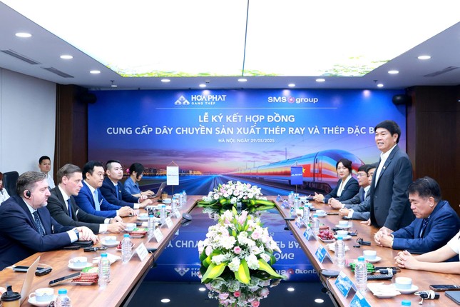 Hòa Phát trở thành doanh nghiệp duy nhất ở Đông Nam Á sản xuất ray tàu cao tốc ảnh 3