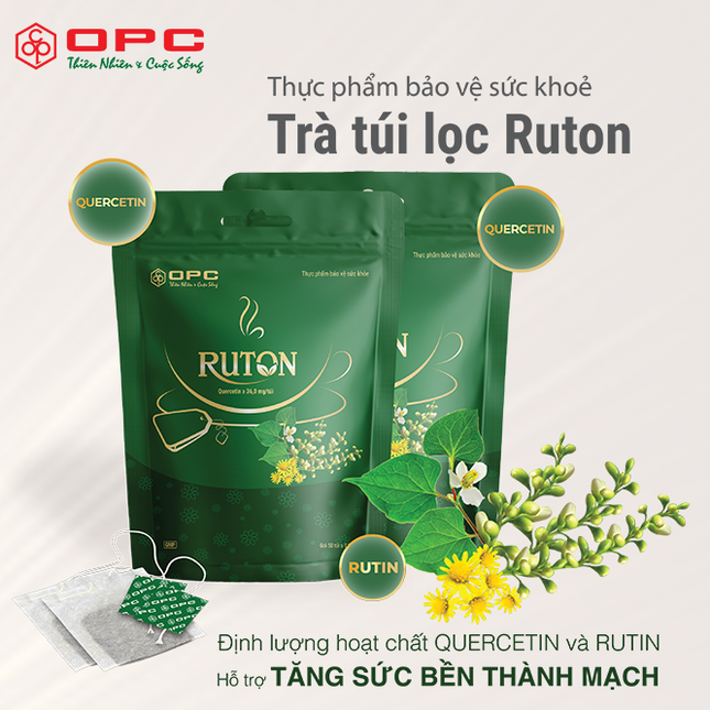 TPBVSK Trà túi lọc Ruton OPC - Sống khỏe đẹp, sống trọn vẹn ảnh 1