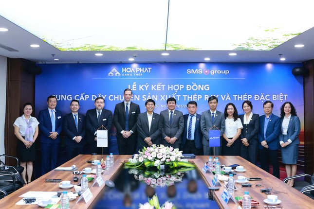 Hòa Phát trở thành doanh nghiệp duy nhất ở Đông Nam Á sản xuất ray tàu cao tốc ảnh 1