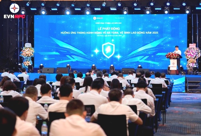 EVNNPC phát động hưởng ứng Tháng hành động về an toàn, vệ sinh lao động năm 2025 ảnh 1