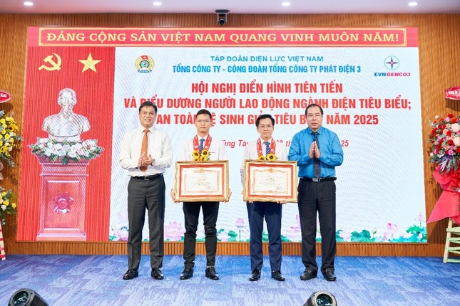 EVNGENCO3 biểu dương gương điển hình tiên tiến và người lao động tiêu biểu năm 2025 ảnh 1