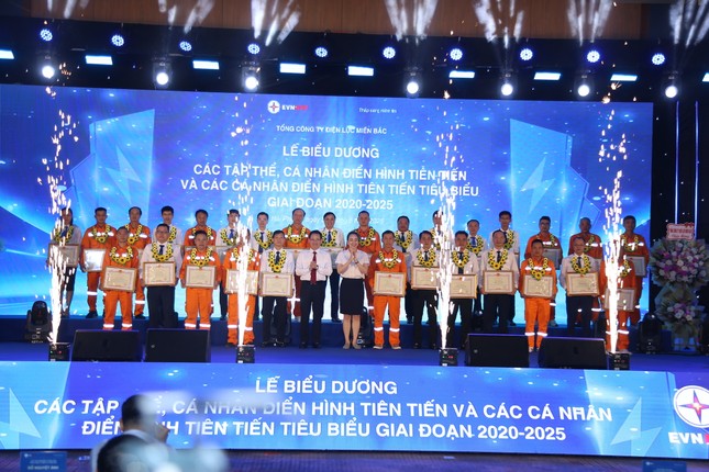 EVNNPC vinh danh 105 tập thể, cá nhân điển hình tiên tiến giai đoạn 2020-2025 ảnh 3