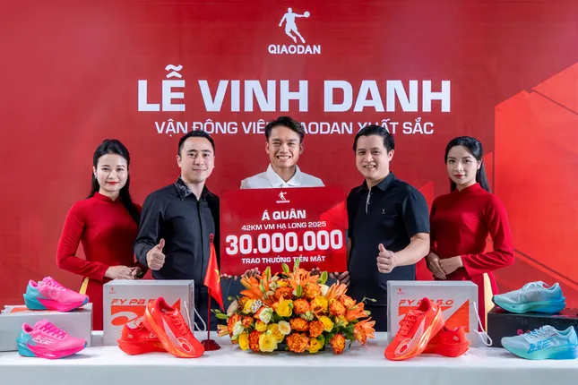 Qiaodan vinh danh Á quân VnExpress Marathon Hạ Long 2025 ảnh 1