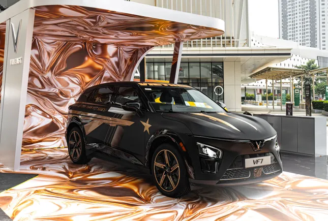 Dấu ấn &apos;đường phố&apos; của VinFast VF 7 tại sự kiện &apos;Art in Motion&apos; ảnh 2
