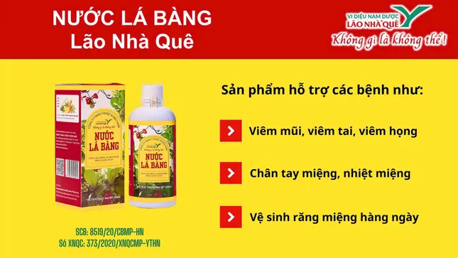Bệnh tay chân miệng ở trẻ và cách chăm sóc an toàn từ Nước lá bàng Lão Nhà Quê ảnh 2