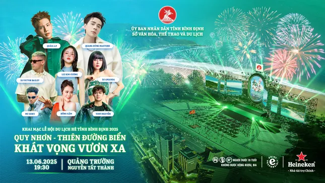 Heineken đưa trải nghiệm đa tầng đến lễ khai mạc Lễ hội Du lịch Hè Bình Định ảnh 1