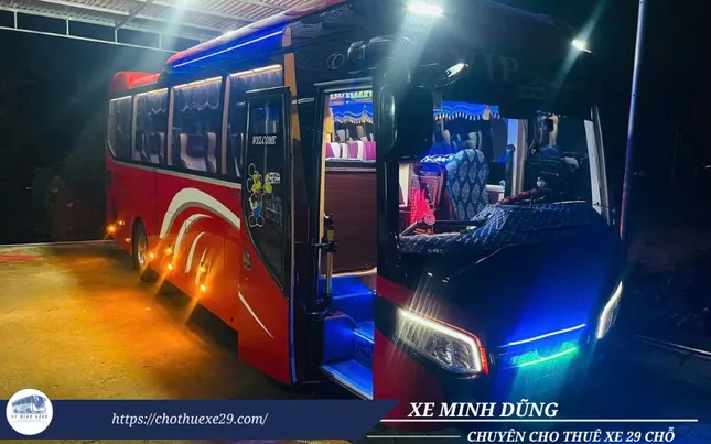 Xe Minh Dũng cung cấp dịch cho thuê xe 29 chỗ chuyên nghiệp ảnh 2