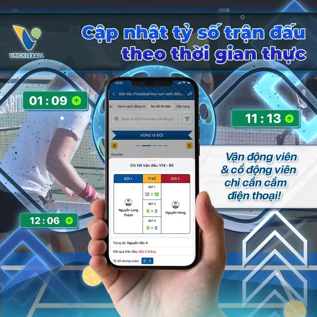 VPickleball – Hệ thống công nghệ tiên phong định hình chuẩn mực mới cho tổ chức Pickleball tại Việt Nam ảnh 2