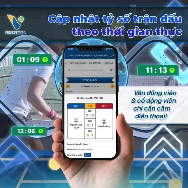 VPickleball – Hệ thống công nghệ tiên phong định hình chuẩn mực mới cho tổ chức Pickleball tại Việt Nam ảnh 2