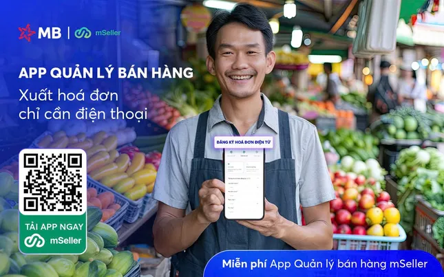 MB chính thức tặng miễn phí: APP quản lý bán hàng, xuất hóa đơn điện tử chỉ cần điện thoại ảnh 1