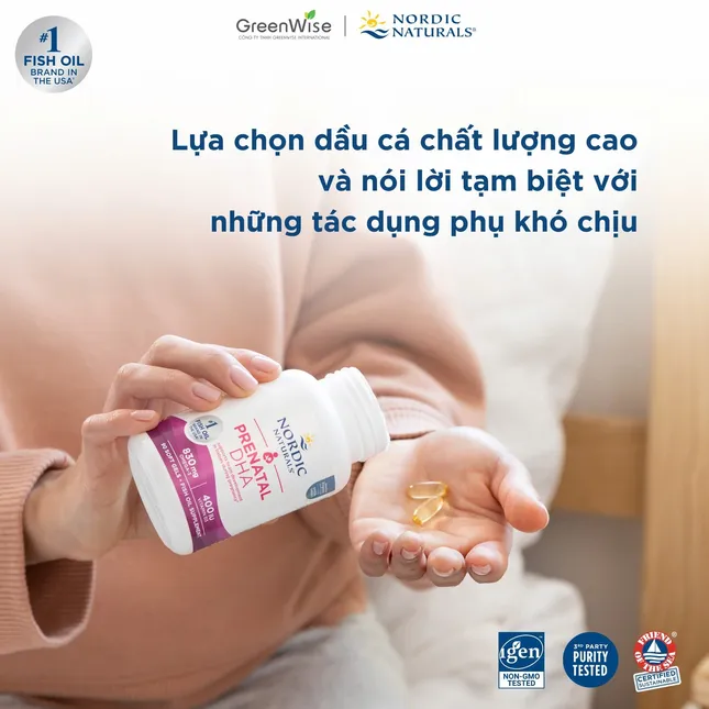 Nordic Naturals – DHA từ Hoa Kỳ tinh khiết cho mẹ bầu Việt ảnh 2