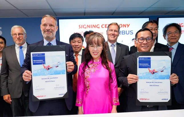 Vietjet đặt hàng mới 100 máy bay A320/ A321neo ảnh 1