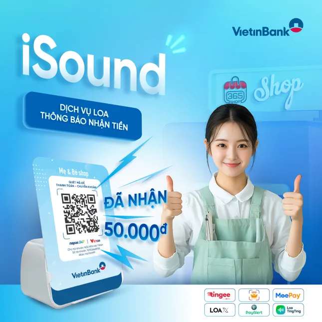 Ting ting tiền về - Loa liền thông báo: Trải nghiệm mới từ VietinBank ảnh 1