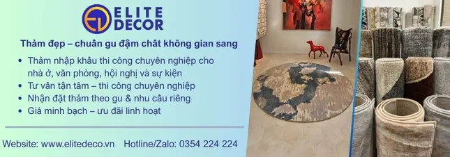 Elite Decor: Cùng thảm trải sàn vẽ nên phong cách của bạn từ những bước chân đầu tiên ảnh 1