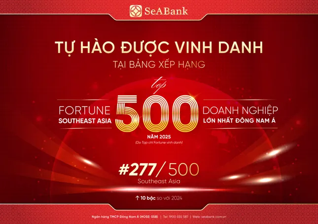 SeABank tăng 10 bậc trên bảng xếp hạng Fortune Southeast Asia 500 ảnh 1
