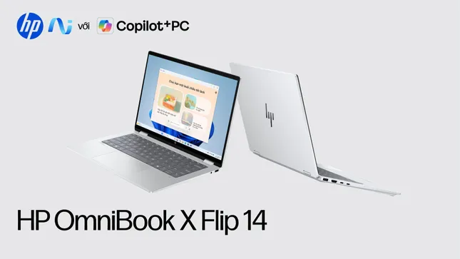 HP OmniBook X Flip 14 mới: Khơi mở chất sống &apos;nhẹ tênh&apos; cùng hiệu năng AI vượt trội ảnh 1