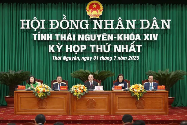 HĐND tỉnh Thái Nguyên sau hợp nhất tổ chức kỳ họp đầu tiên ảnh 1