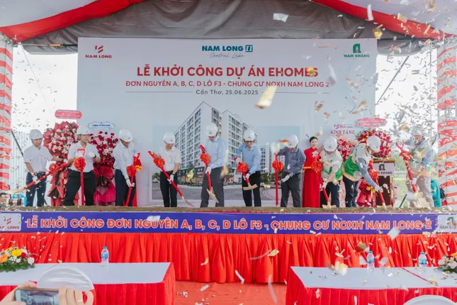 Nam Long khởi công 671 căn nhà ở xã hội EHomeS tại Cần Thơ ảnh 1