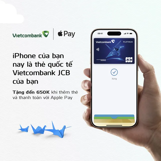 Vietcombank giới thiệu Apple Pay đến chủ thẻ quốc tế Vietcombank JCB ảnh 1
