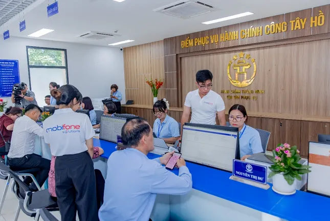 Hệ thống thông tin giải quyết thủ tục hành chính do MobiFone triển khai vận hành trơn tru tại Hà Nội ảnh 1