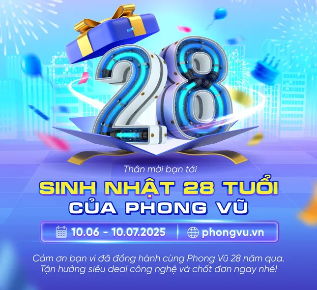 Phong Vũ kỷ niệm 28 năm: Siêu deal 28k - Back To School ưu đãi đến 5 triệu đồng ảnh 2