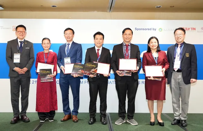 ĐH Duy Tân đăng cai Hội thảo APacCHRIE 2028 và giải Ba Best Paper Award tại Diễn đàn APF-2025 ảnh 1