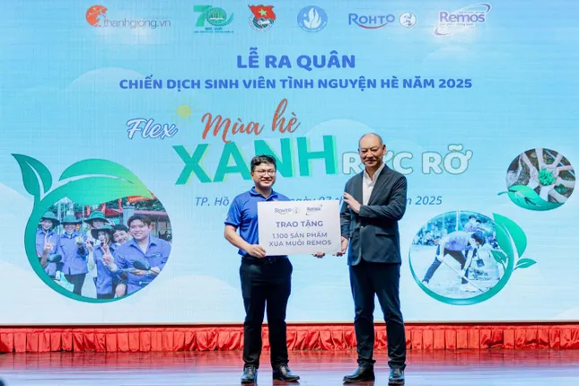 Remos khởi động chương trình 'Flex mùa hè xanh rực rỡ' và chiến dịch sinh viên tình nguyện hè 2025 ảnh 4