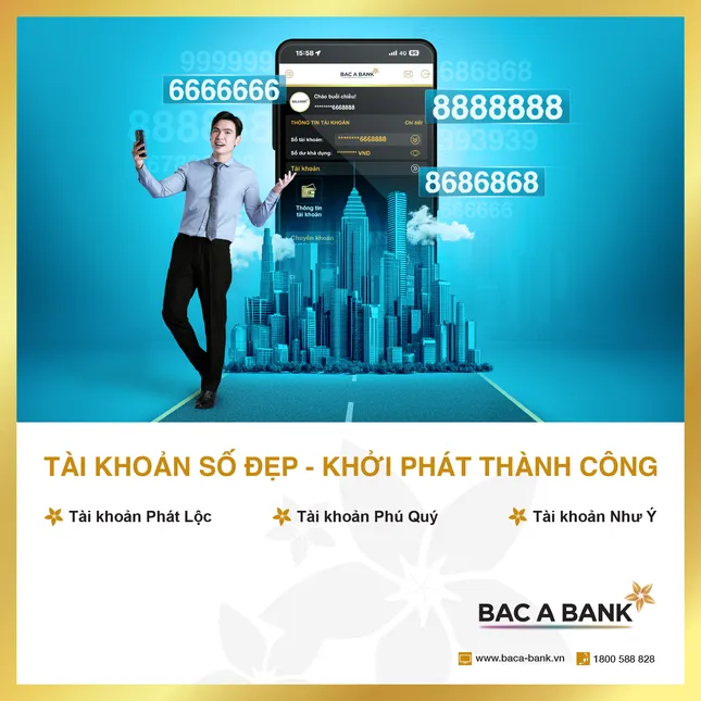 Tài khoản số đẹp Bac A Bank – Đa dạng lựa chọn, khởi phát thành công ảnh 1