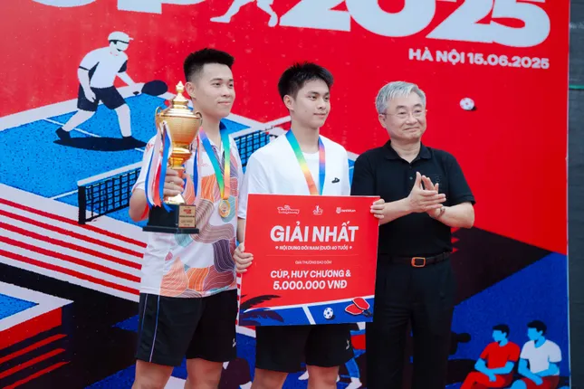 &apos;Lộ diện&apos; những nhà vô địch giải Pickleball Báo chí và Truyền thông - ACE Cup 2025 ảnh 6