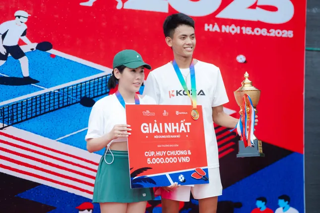 &apos;Lộ diện&apos; những nhà vô địch giải Pickleball Báo chí và Truyền thông - ACE Cup 2025 ảnh 9