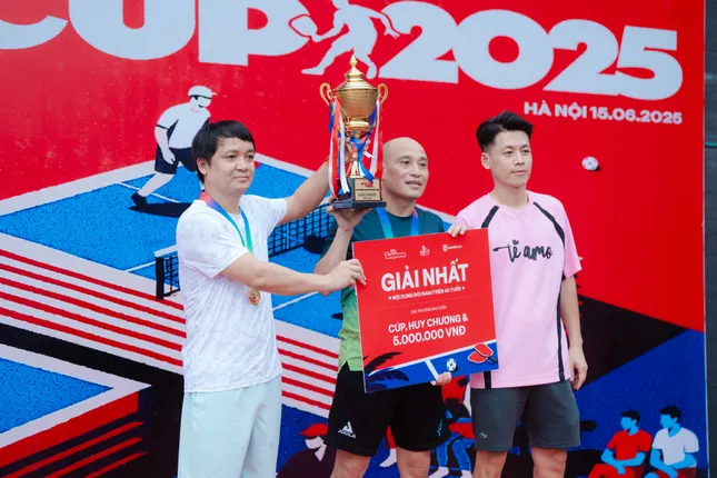 &apos;Lộ diện&apos; những nhà vô địch giải Pickleball Báo chí và Truyền thông - ACE Cup 2025 ảnh 3