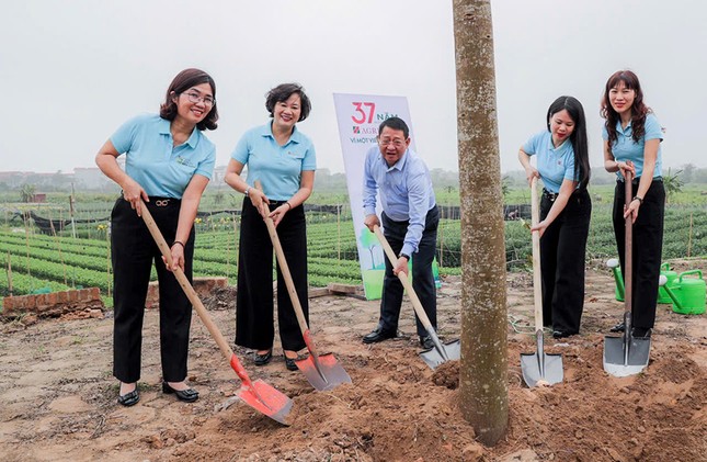 “Agribank - Thêm cây, thêm sự sống”, lan tỏa hành trình “Vì tương lai xanh” tại Mê Linh ảnh 3