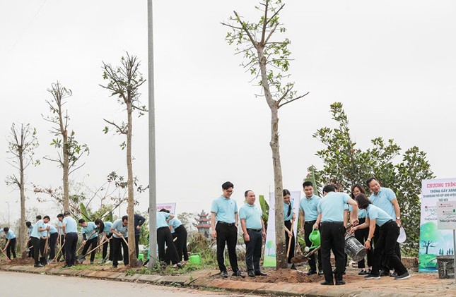 “Agribank - Thêm cây, thêm sự sống”, lan tỏa hành trình “Vì tương lai xanh” tại Mê Linh ảnh 5