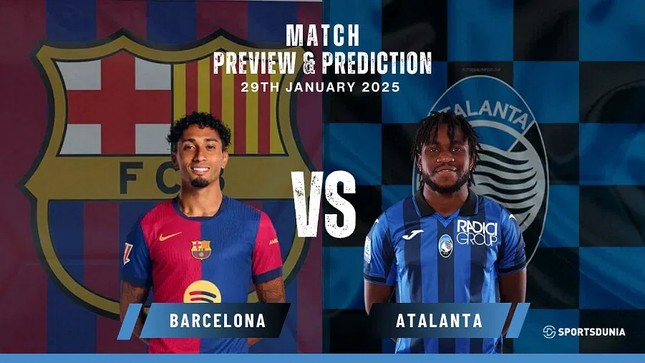 Nhận định Barcelona vs Atalanta, 03h00 ngày 30/01: Đôi công rực lửa ảnh 1